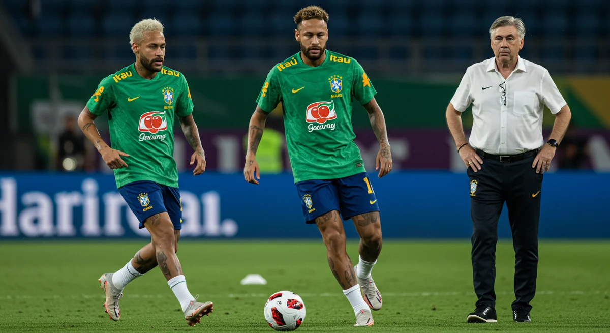 Brezilya'da Dünya Kupası Öncesi Heyecan Dorukta: Neymar'dan Sağlık Müjdesi, Ancelotti'den Taktik Hamleler!