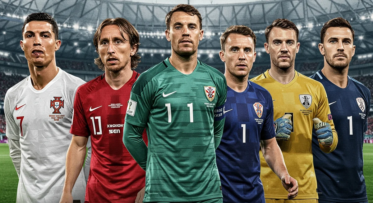 Futbol Tarihine Geçen Anlar: 2026 Dünya Kupası'nda 40 Yaş Üstü 7 Efsane Sahne Alıyor!