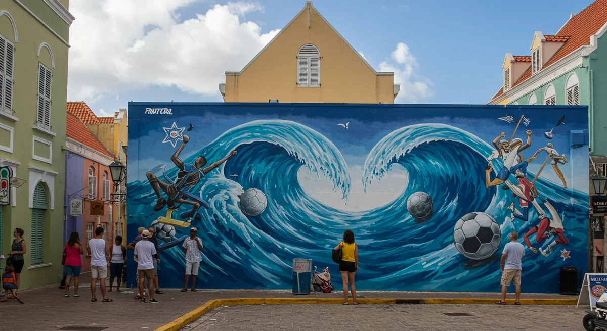 Curaçao'dan Dünya Kupası'na Tarihi Adım: Willemstad'da 'Mavi Dalga' Coşkusu Duvarlara Kazınıyor!