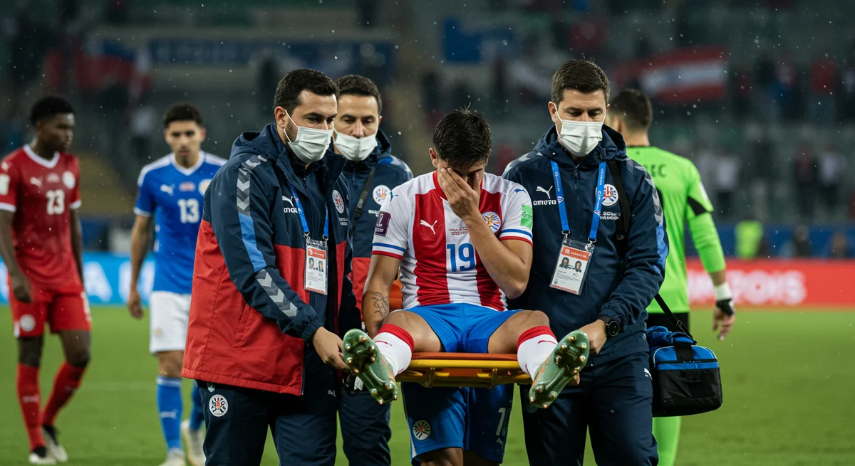 A Milli Takım'ın Rakibinde Yürek Burkan Anlar: Paraguay'ın Yıldızı Gözyaşlarıyla Sahadan Ayrıldı!
