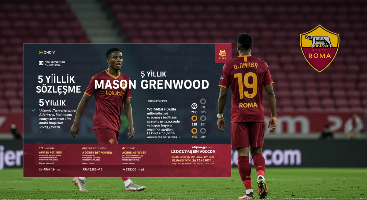 Roma'dan Mason Greenwood Hamlesi: 5 Yıllık Sözleşme İmzaya Yakın, Fenerbahçe'nin Rüyası Sona mı Eriyor?