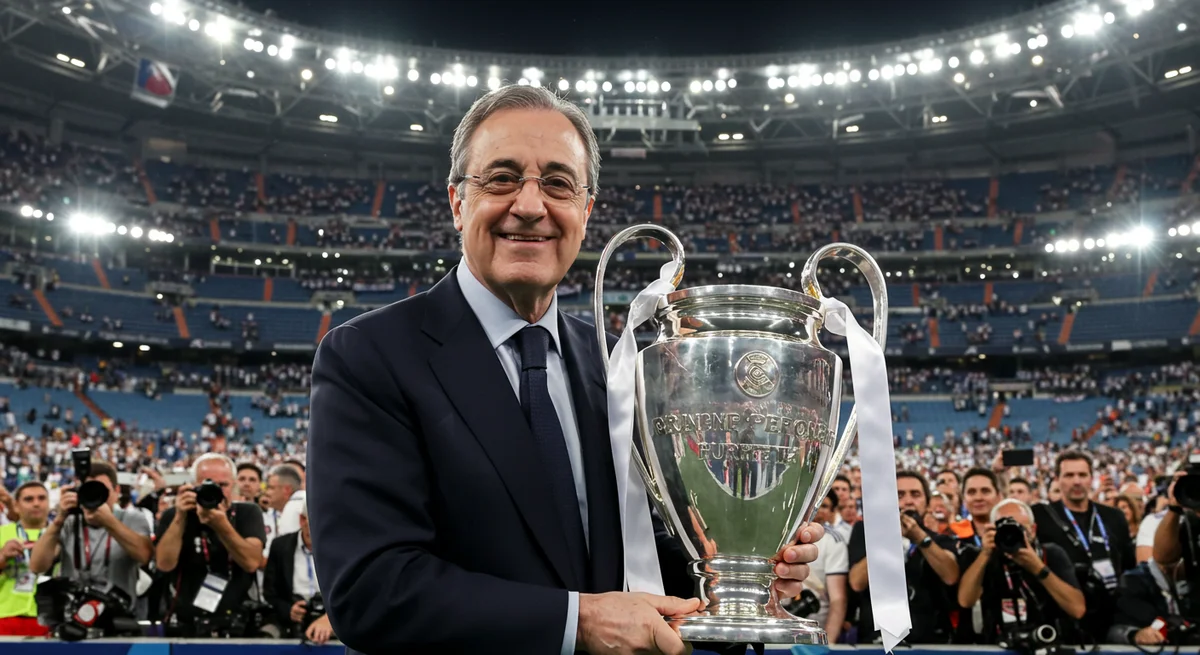 Real Madrid'de Florentino Perez Dönemi Devam Ediyor: Ezici Farkla Yeniden Başkan Seçildi