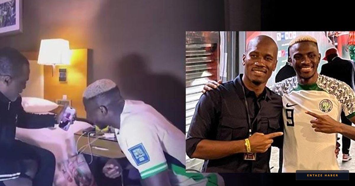 Victor Osimhen Canlı Yayında Didier Drogba'yı Aradı: Chelsea Rekoru İçin Telefon Trafiği!
