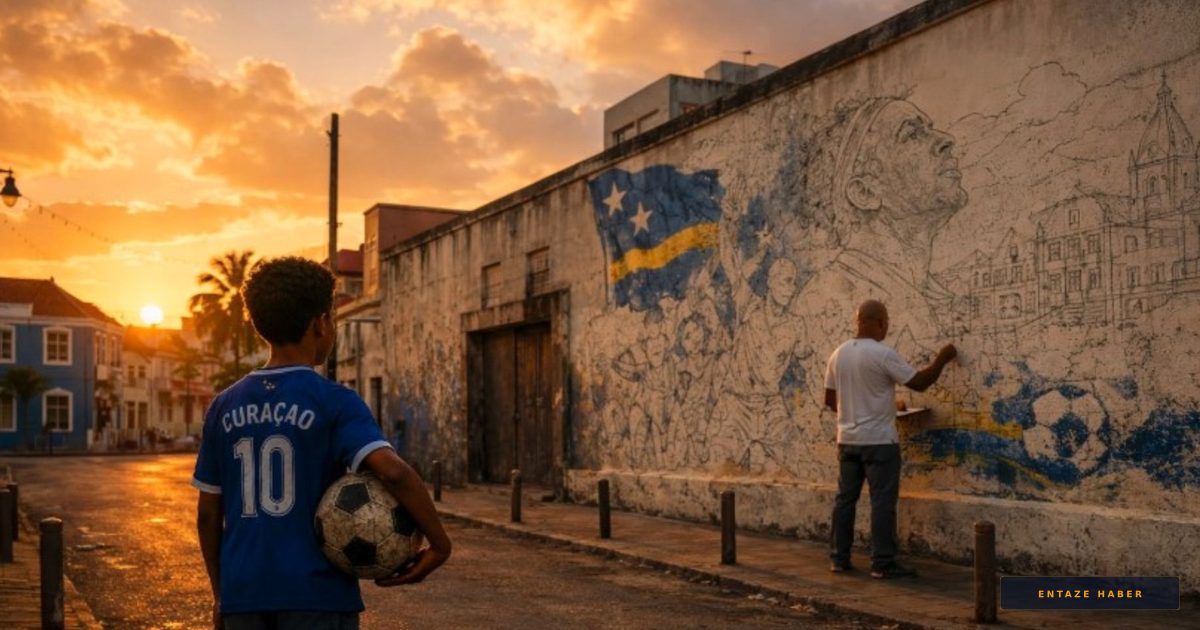 Tarihi Başarı: 156 Bin Nüfuslu Curaçao, Dünya Kupası'nı Willemstad'da Dev Bir Mavi Dalga Murali ile Kutluyor!