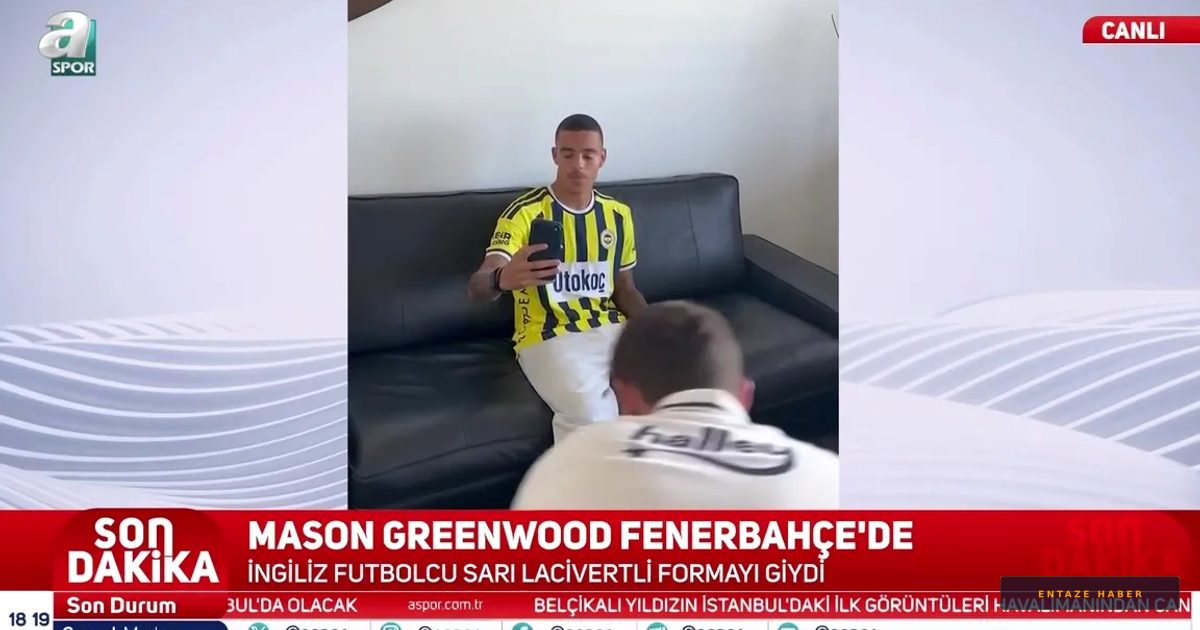 Mason Greenwood Fenerbahçe Formasıyla İlk Kez Objektif Karşısında: İşte O Anlar!