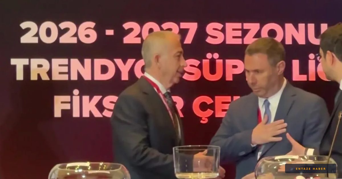 Süper Lig Fikstür Çekiminde Gergin Anlar: Fenerbahçeli Yöneticiden Galatasaraylı İsme Soğuk Duş!