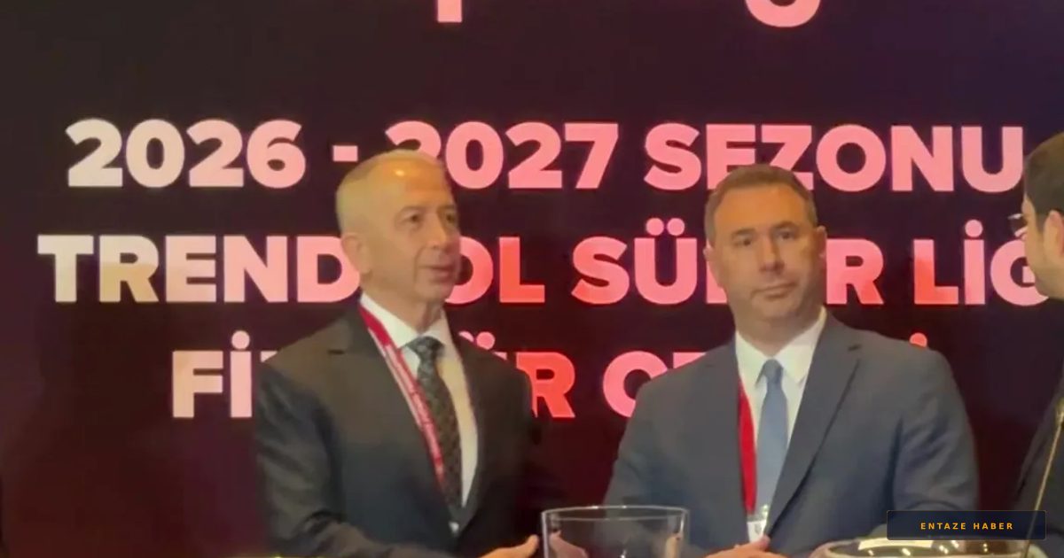 Süper Lig Fikstür Çekiminde Gergin Anlar: Fenerbahçeli Yöneticiden Galatasaraylı Öztürk'e Soğuk Duş