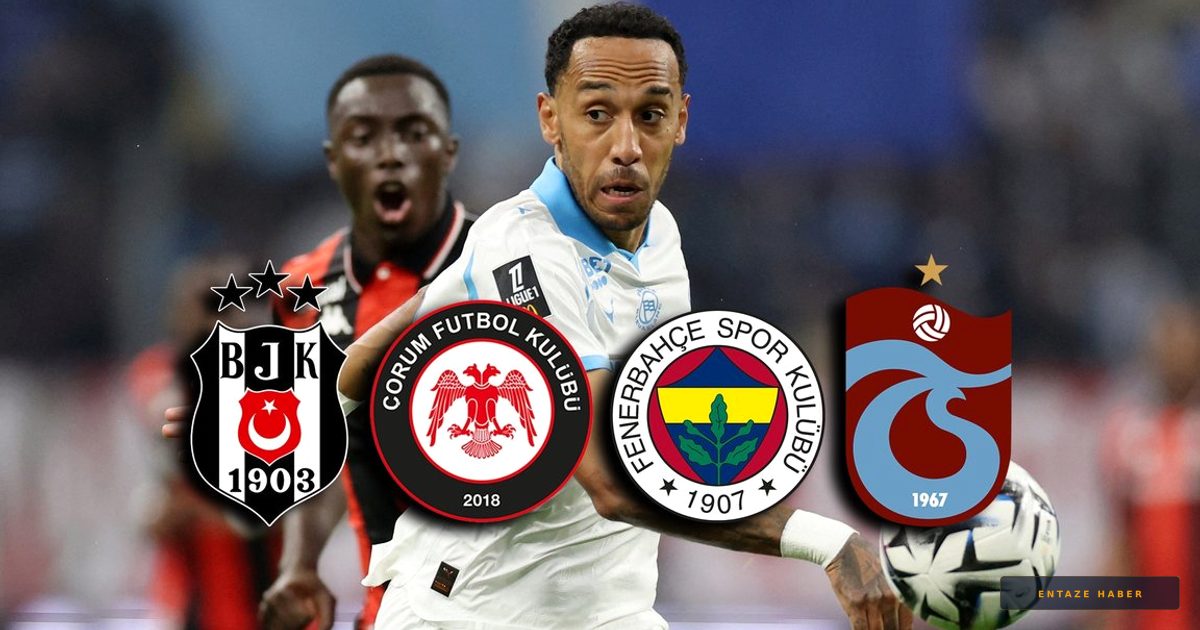 Süper Lig’de Aubameyang Depremi: 4 Dev Kulüp Yıldız İsim İçin Masada!